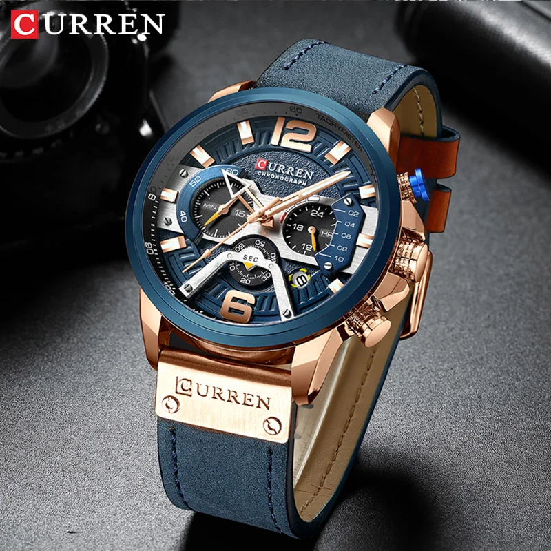 Curren 8329 Men's Chronograph Quartz Watch - Product Image 3