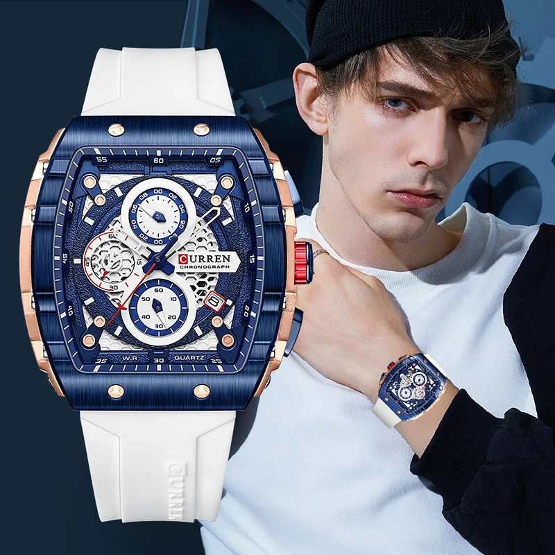 Curren 8442 Men's Chronograph Quartz Watch - Product Image 2