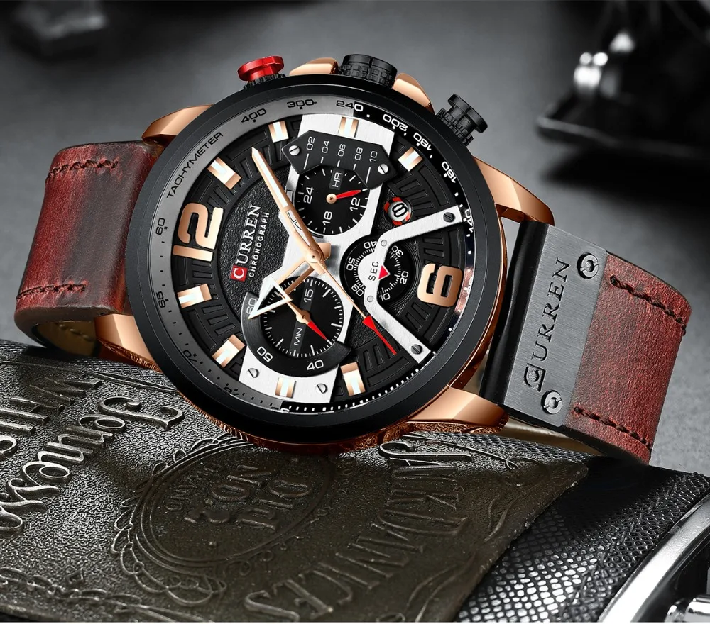 Curren 8329 Men's Chronograph Quartz Watch - Product Image 2