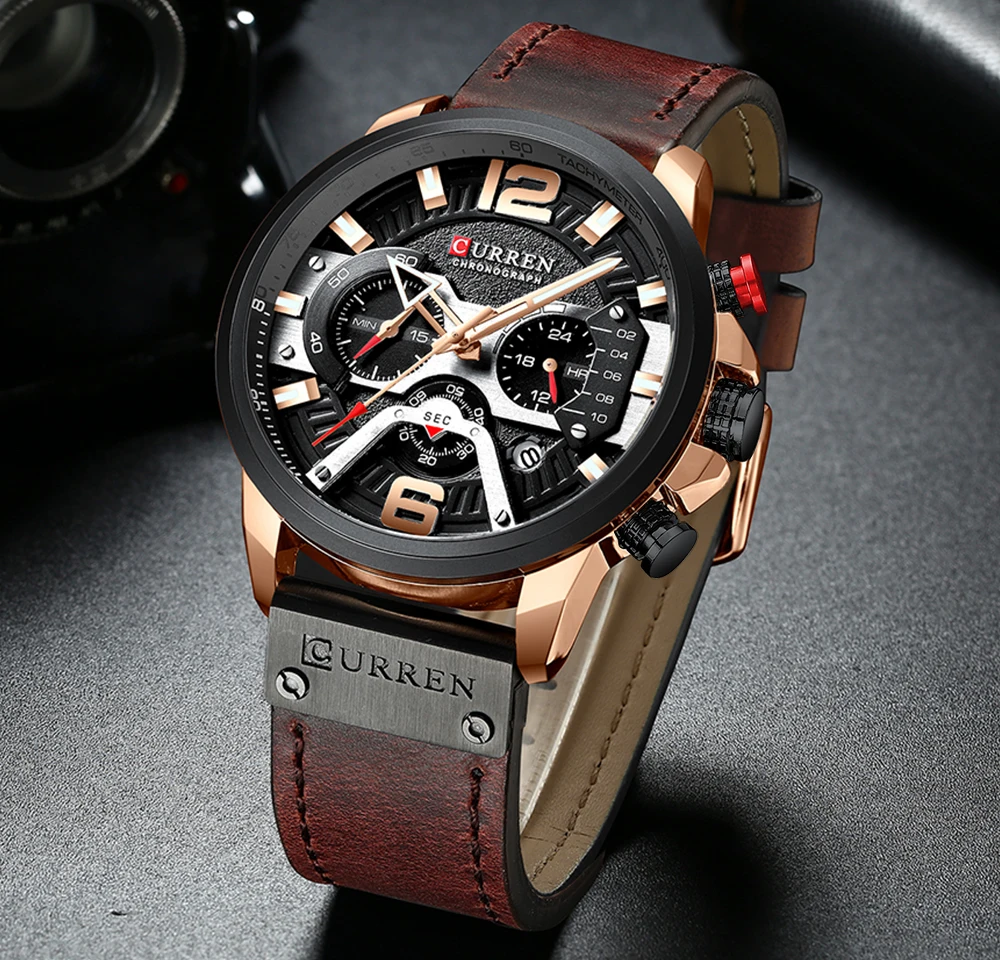 Curren 8329 Men's Chronograph Quartz Watch - Product Image 4