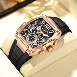 LIGE Men's Chronograph Quartz Watch