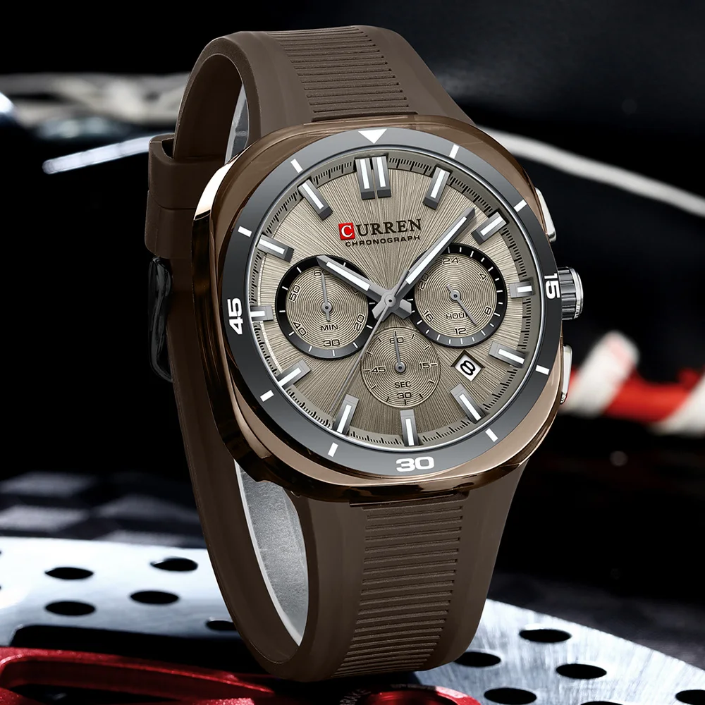 Curren 8502 Men's Chronograph Quartz Watch - Product Image 2