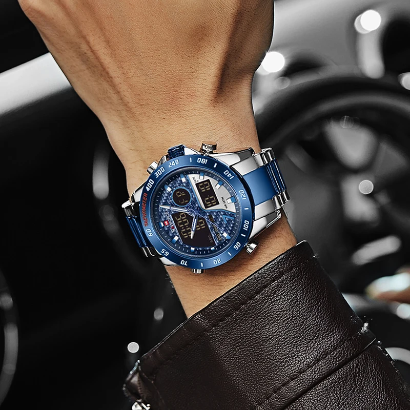 NAVIFORCE 9171 Men's Chronograph Quartz Watch - Product Image 3