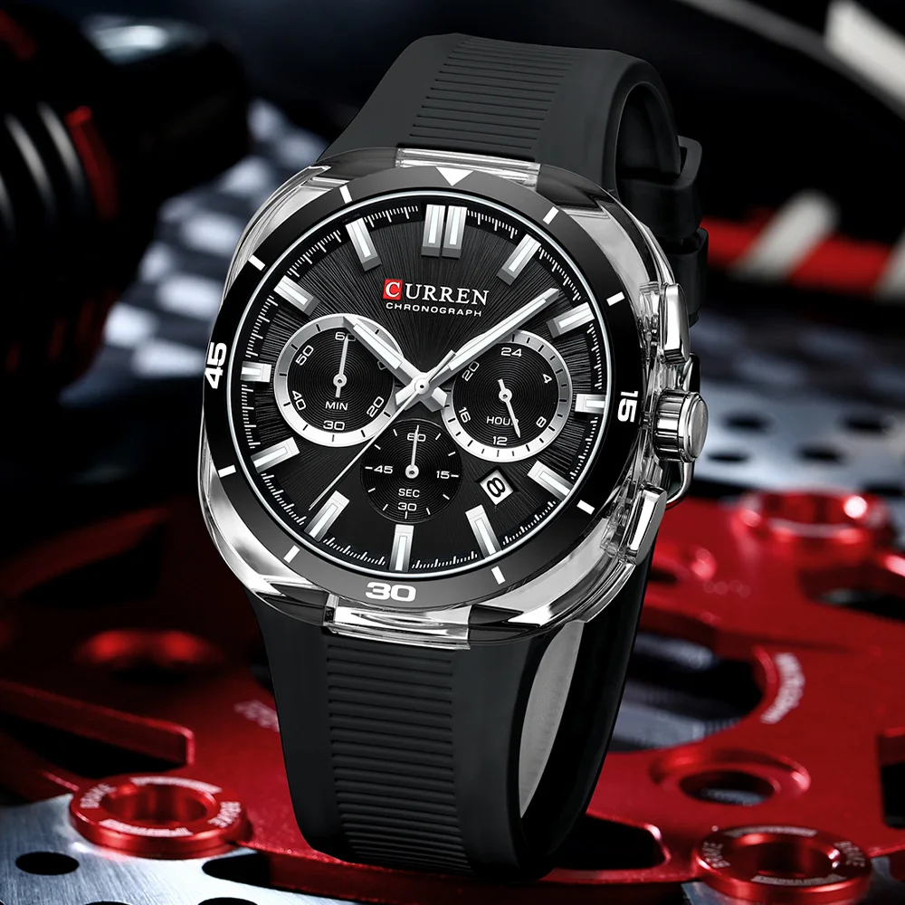 Curren 8502 Men's Chronograph Quartz Watch - Product Image 5
