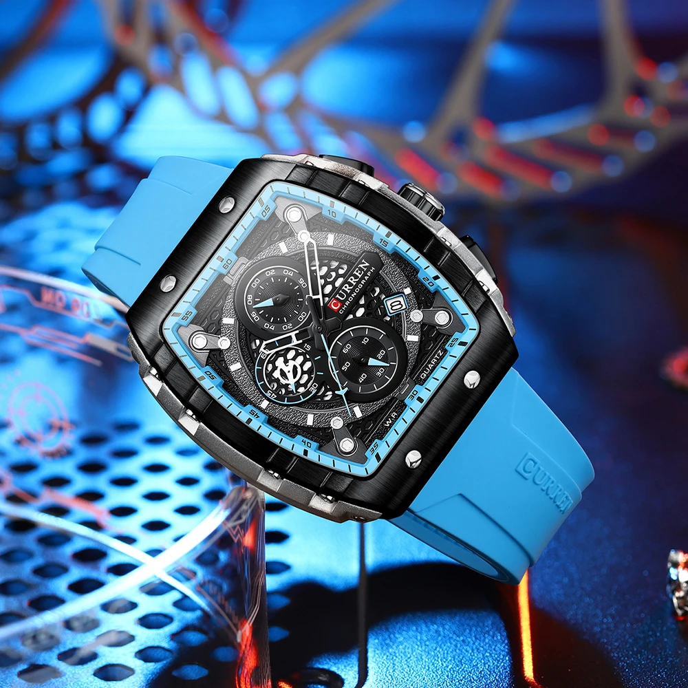 Curren 8442 Men's Chronograph Quartz Watch - Product Image 4