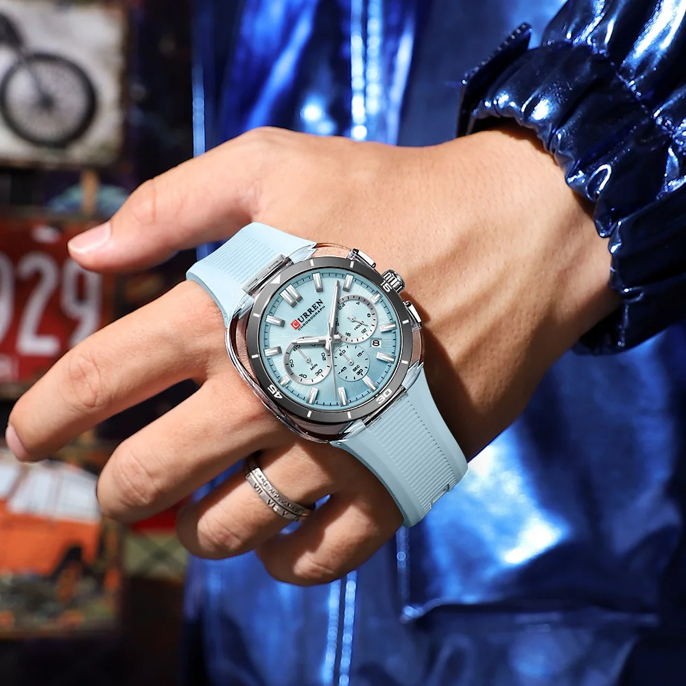 Curren 8502 Men's Chronograph Quartz Watch - Product Image 6