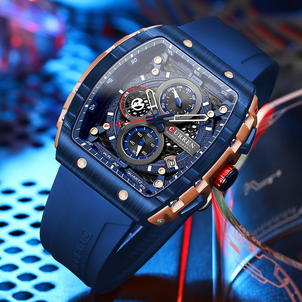 Curren 8442 Men's Chronograph Quartz Watch - Product Image 6